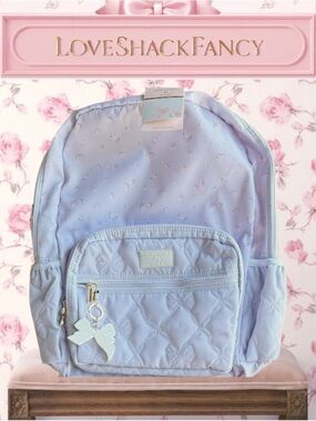 LOVESHACKFANCY x Target Yoobi Breezy Blue Backpack NWT